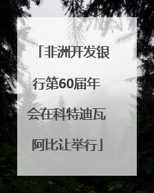 非洲开发银行第60届年会在科特迪瓦阿比让举行