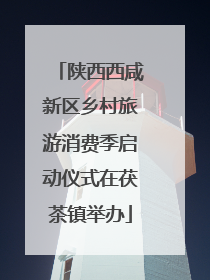 陕西西咸新区乡村旅游消费季启动仪式在茯茶镇举办