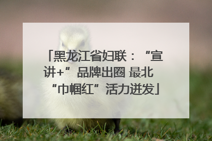 黑龙江省妇联：“宣讲+”品牌出圈 最北“巾帼红”活力迸发