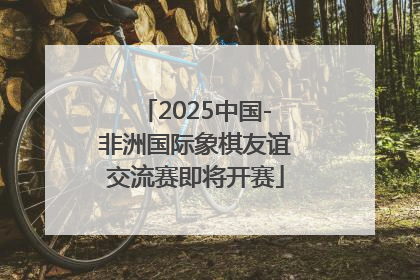 2025中国-非洲国际象棋友谊交流赛即将开赛