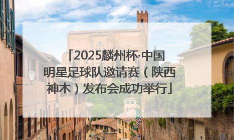 2025麟州杯·中国明星足球队邀请赛（陕西神木）发布会成功举行