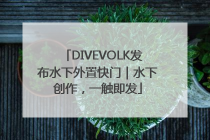 DIVEVOLK发布水下外置快门｜水下创作，一触即发